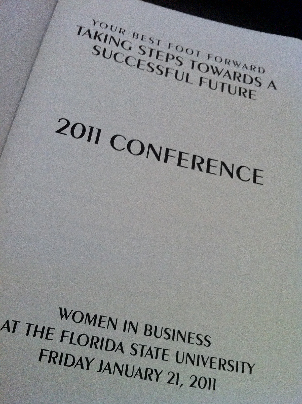 conference Tote Women In Business Program Booklet