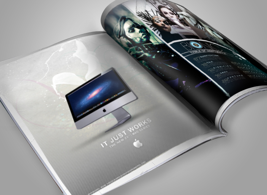 Technology Internet publication design magazine sci-fi fantasy android robot Cyborg modern futuristic alien