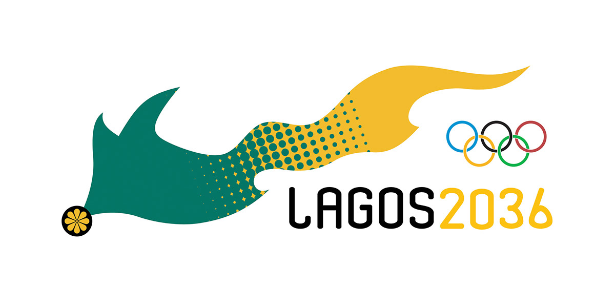 Olympics logo Weightlifting Cycling archer soccer swimming track and field lagos nigeria olympic