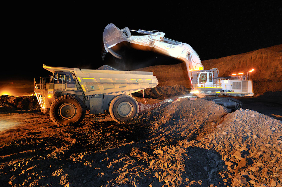 industrial Mining machinery open pit welding