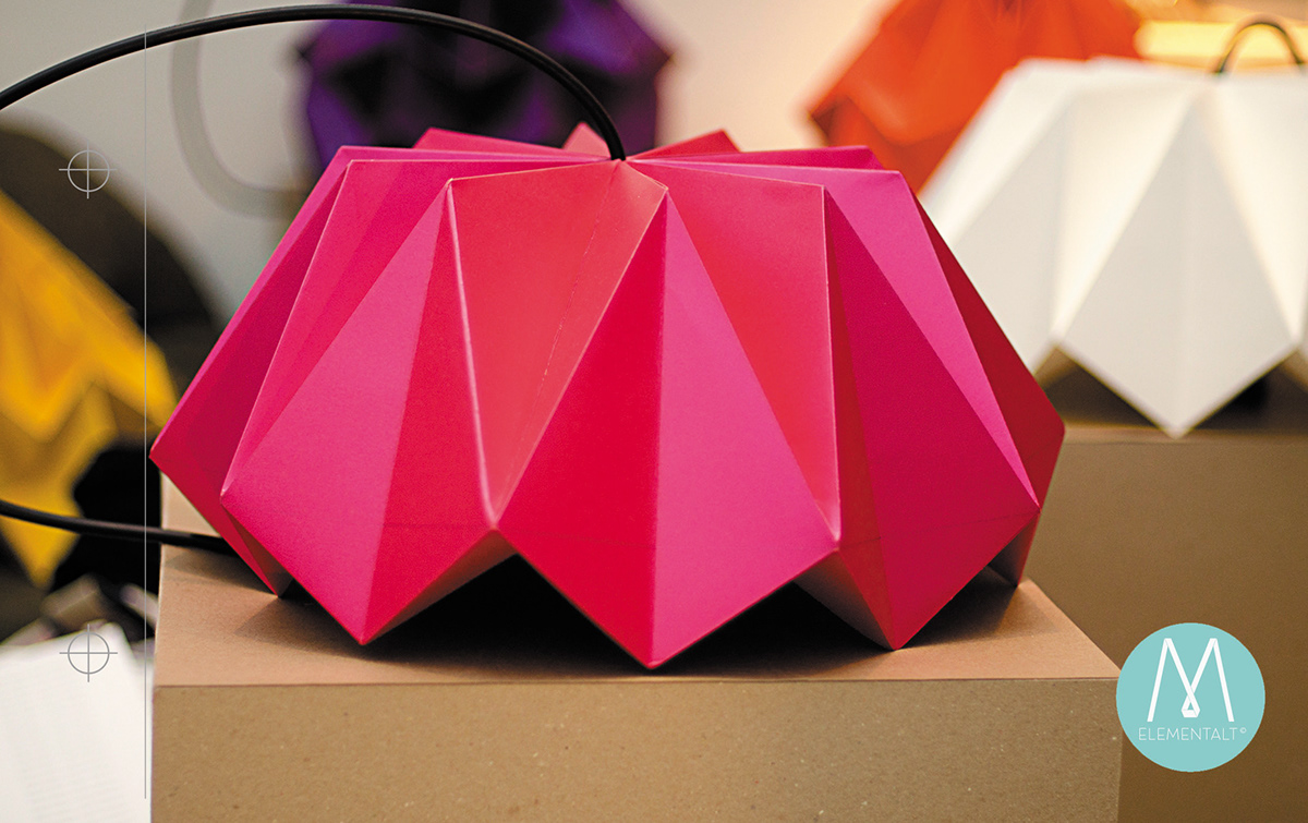 lampshades cardboard lightning paper origami 