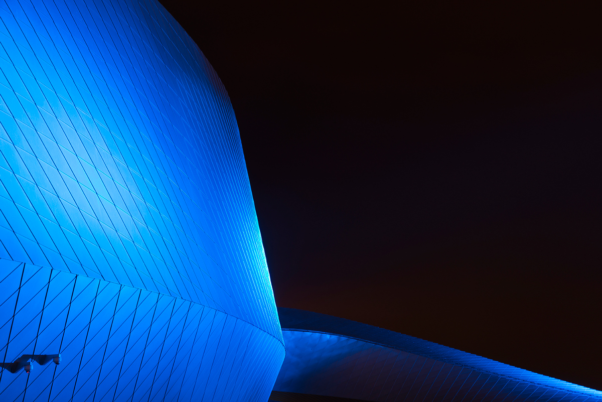 night copenhagen denmark blue blue planet inspire 3XN night photography Scandinavia