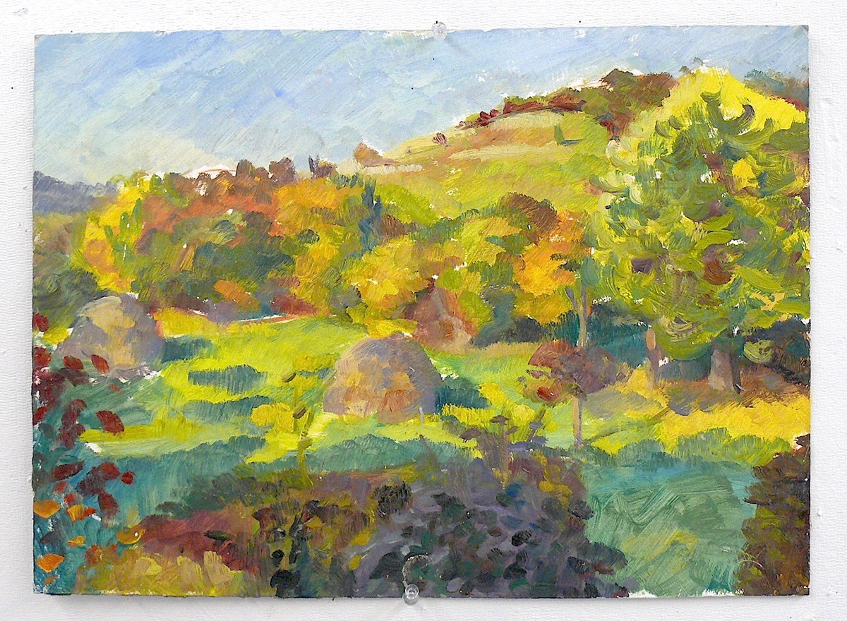 Landscape plein air france study abroad Oil Painting watercolor Aix-en-Provence Giverny