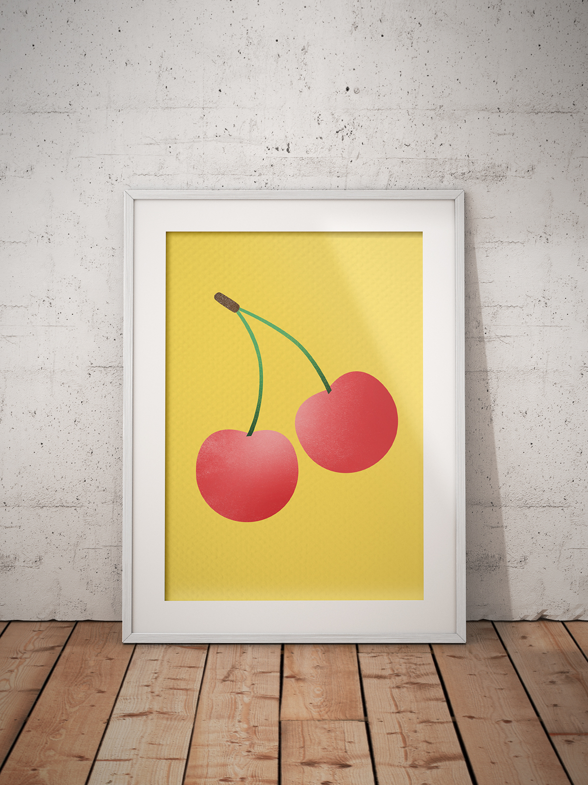 Fruit fruits flat texture poster Poster series