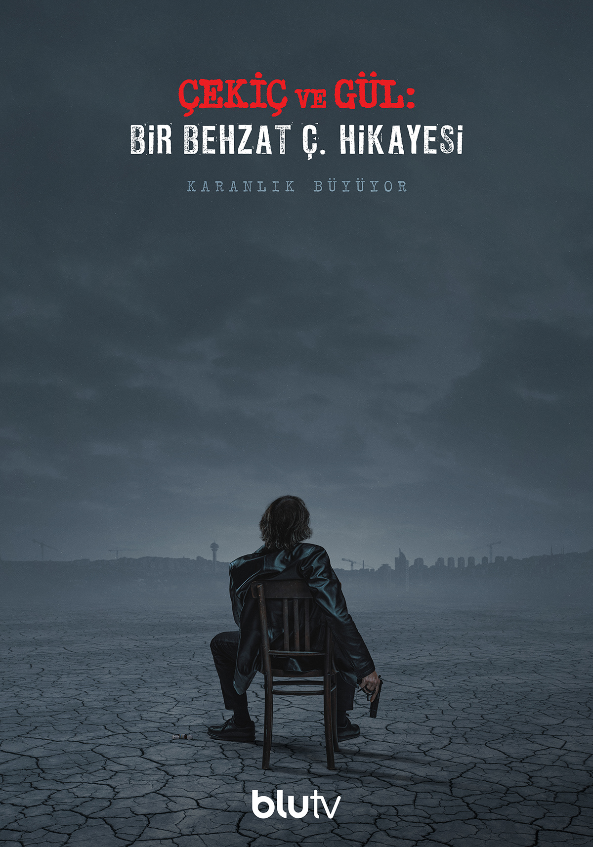 Behzat Ç berkcan okar blutv çekiç ve gül erdal beşikçioğlu key art poster tv series yer creative