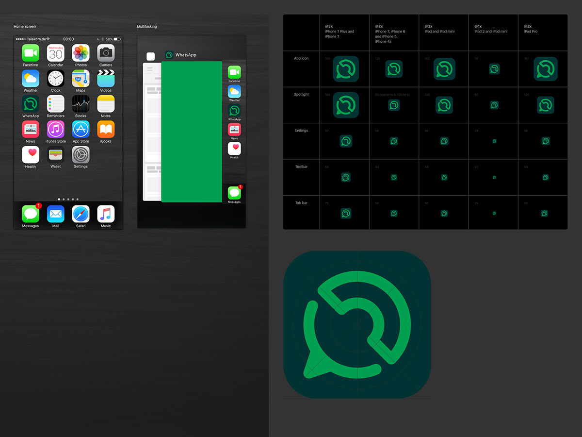 Adobe Portfolio WhatsApp messenger redesign Case Study