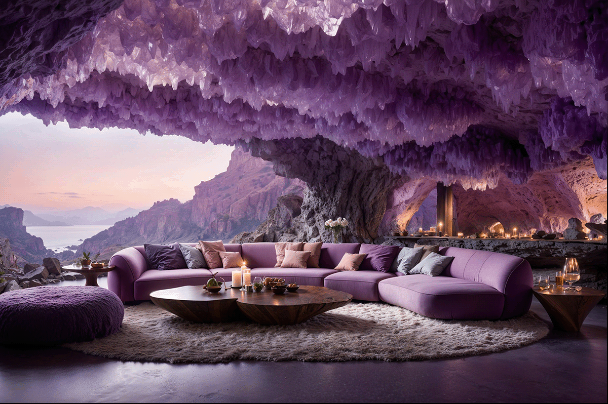 cave interior design  visualization Digital Art  architecture