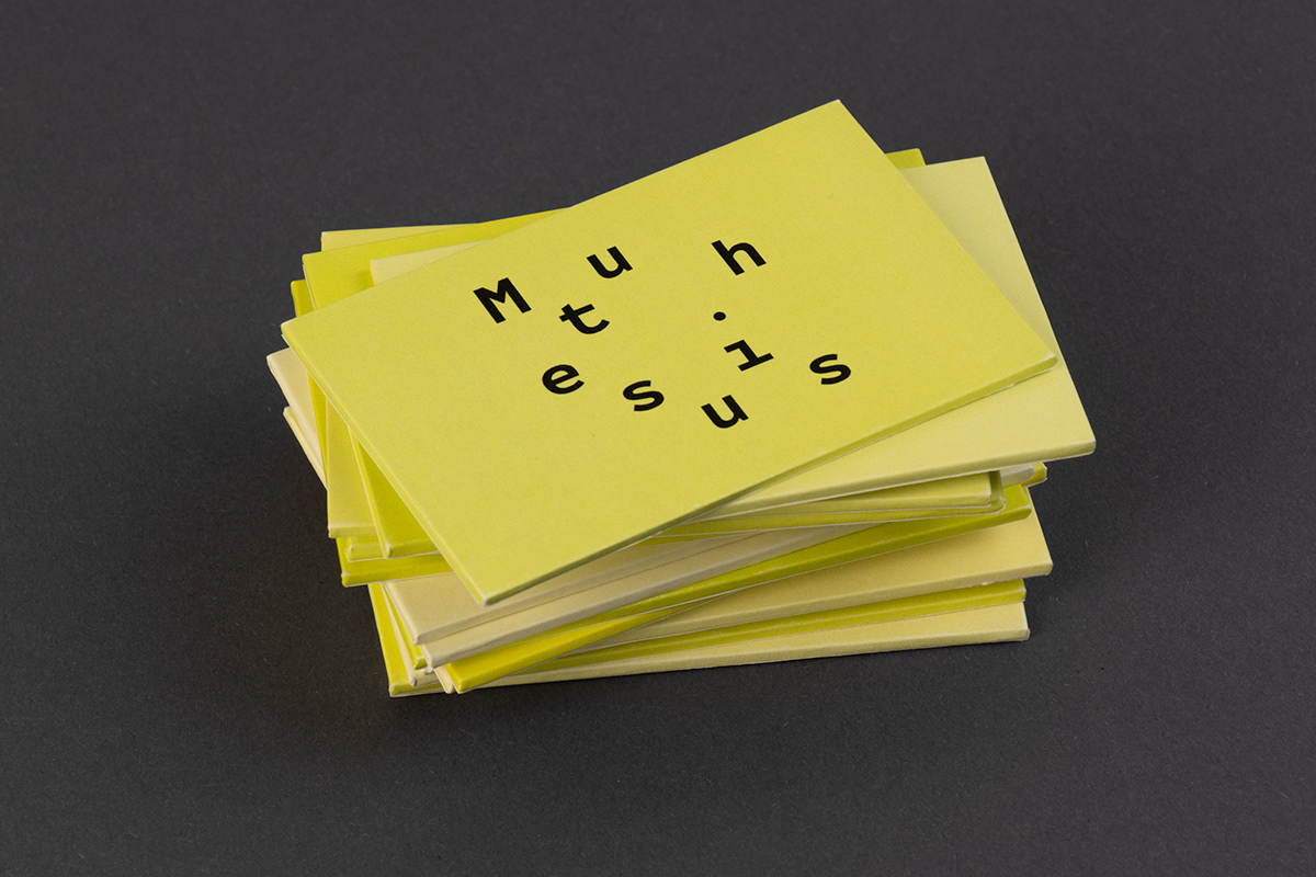 Muthesius Kunsthochschule typografie CI branding  Visitenkarten briefbogen plakat logo logoanimation