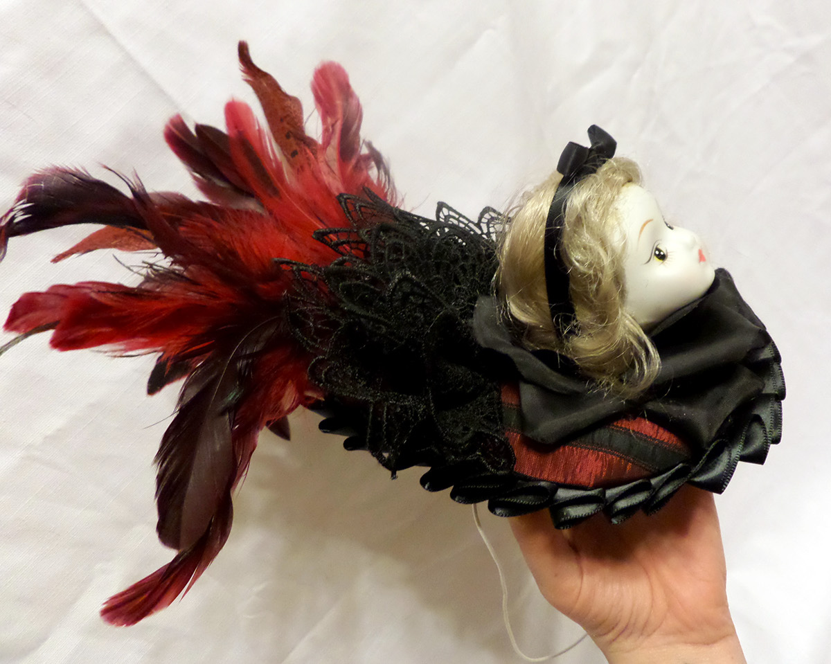 Victorian gothic Hats costume millinery antique avant garde baroque dolls Fashion 