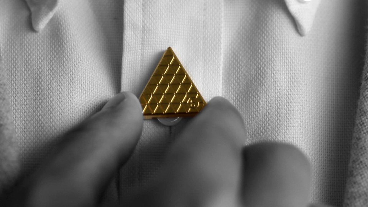 Studio Swine buttons button cufflinks customised costume luxury gold geometric são paulo Brasil Brazil