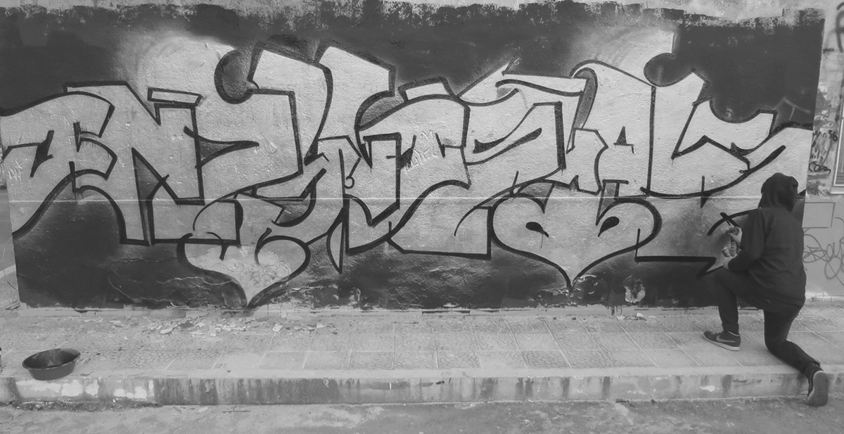 indyvisuals Fresk Style letter gold