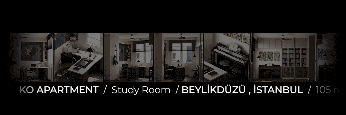 study architecture Render visualization 3D modern archviz CGI apartment