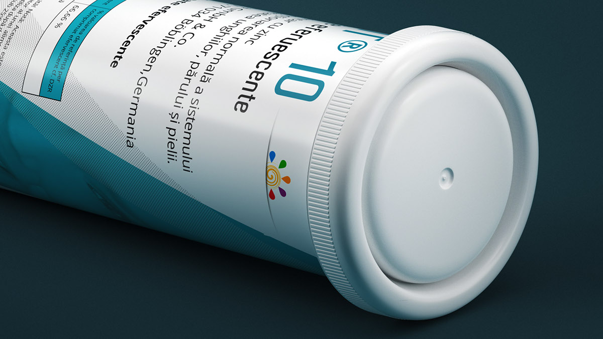 Adobe Portfolio zinkit Packaging yan CGI Render design Drugs zinc
