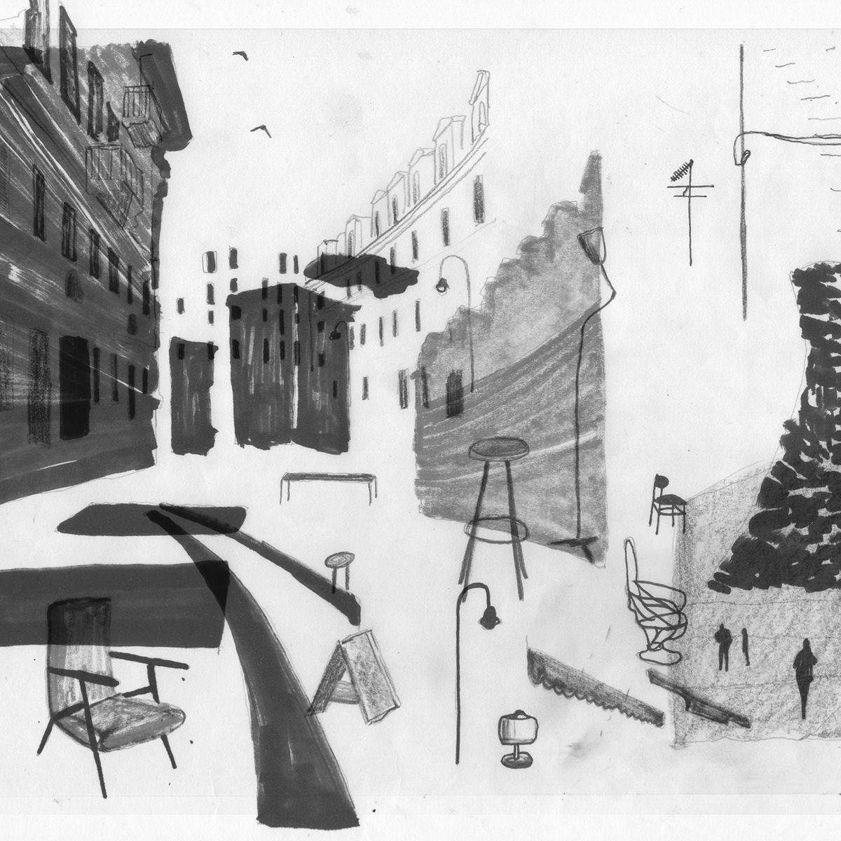 art artwork digital illustration Drawing jazz music painting poster sketch