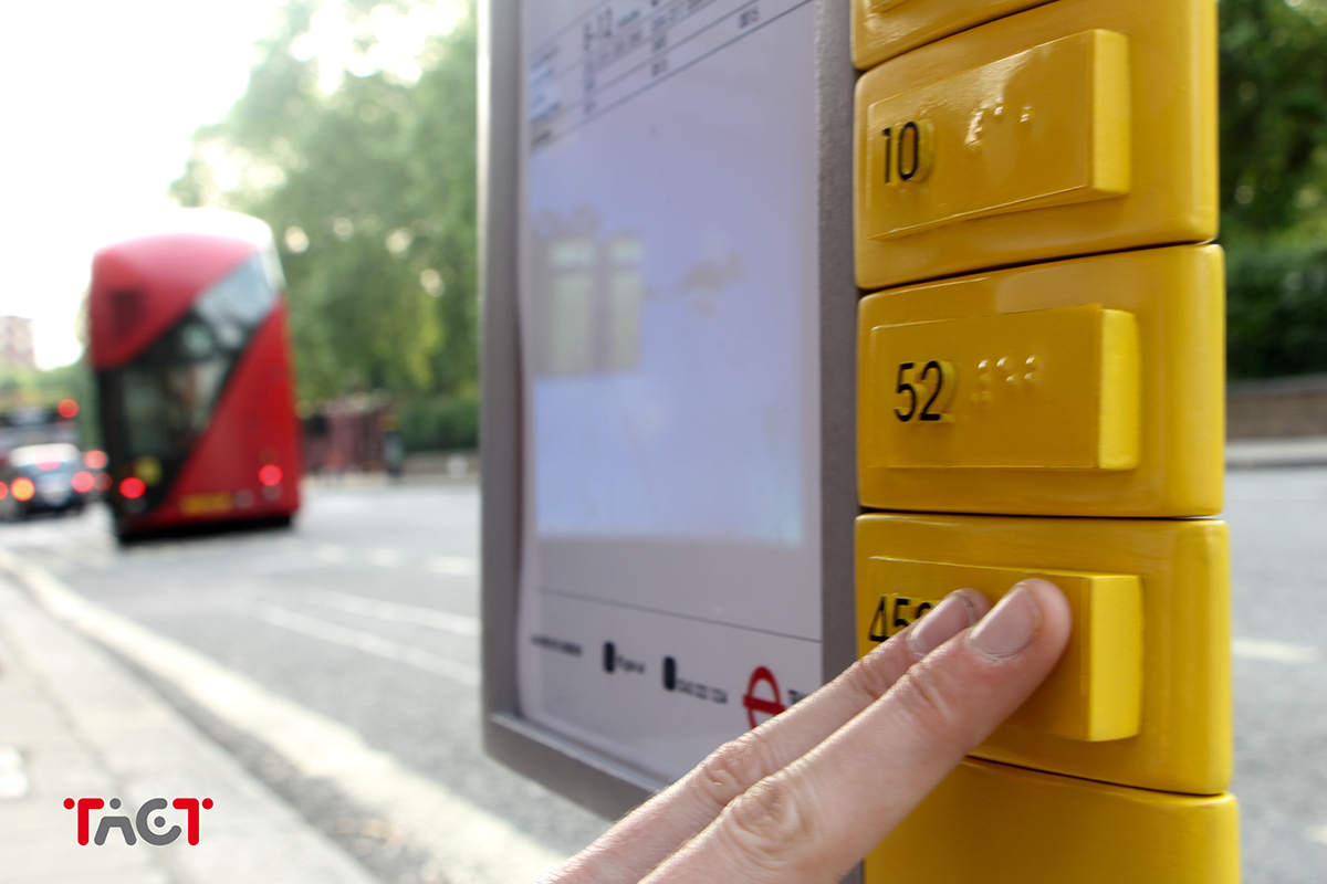 Visually impaired inclusive design London Buses innovation Modular System