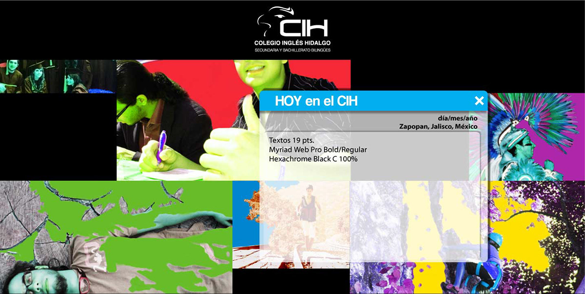 CIH web development Website