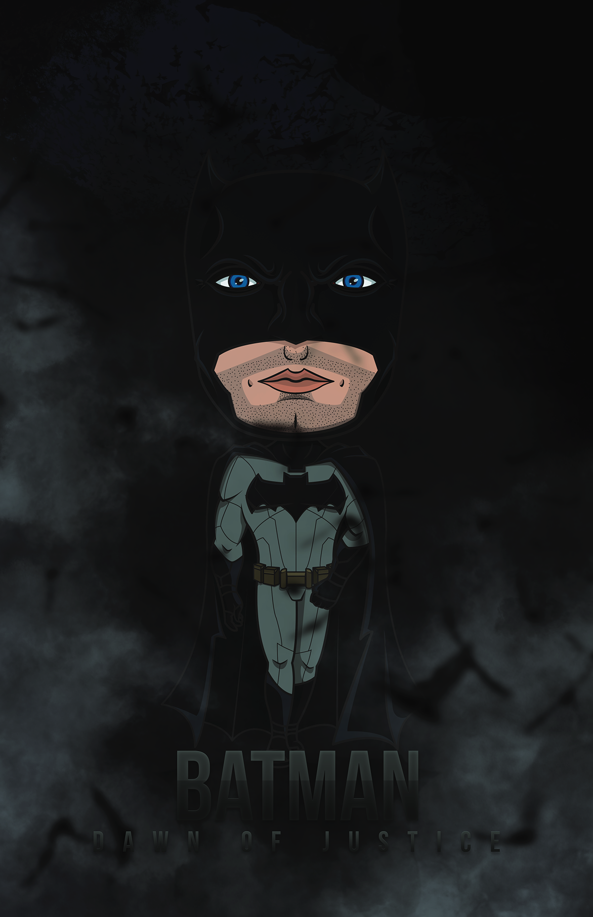 batman DAWN of Justice graphic design arts