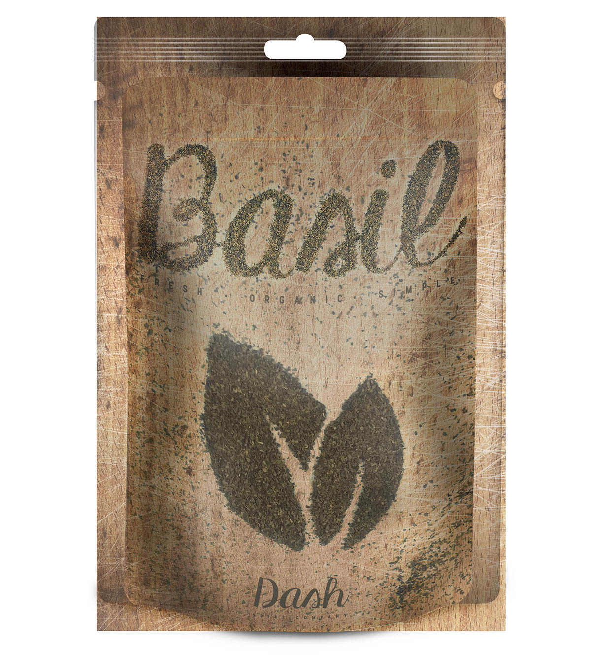 packaging design Hand Done Font Garlic Paprika Basil design seasoning Dash contemporary