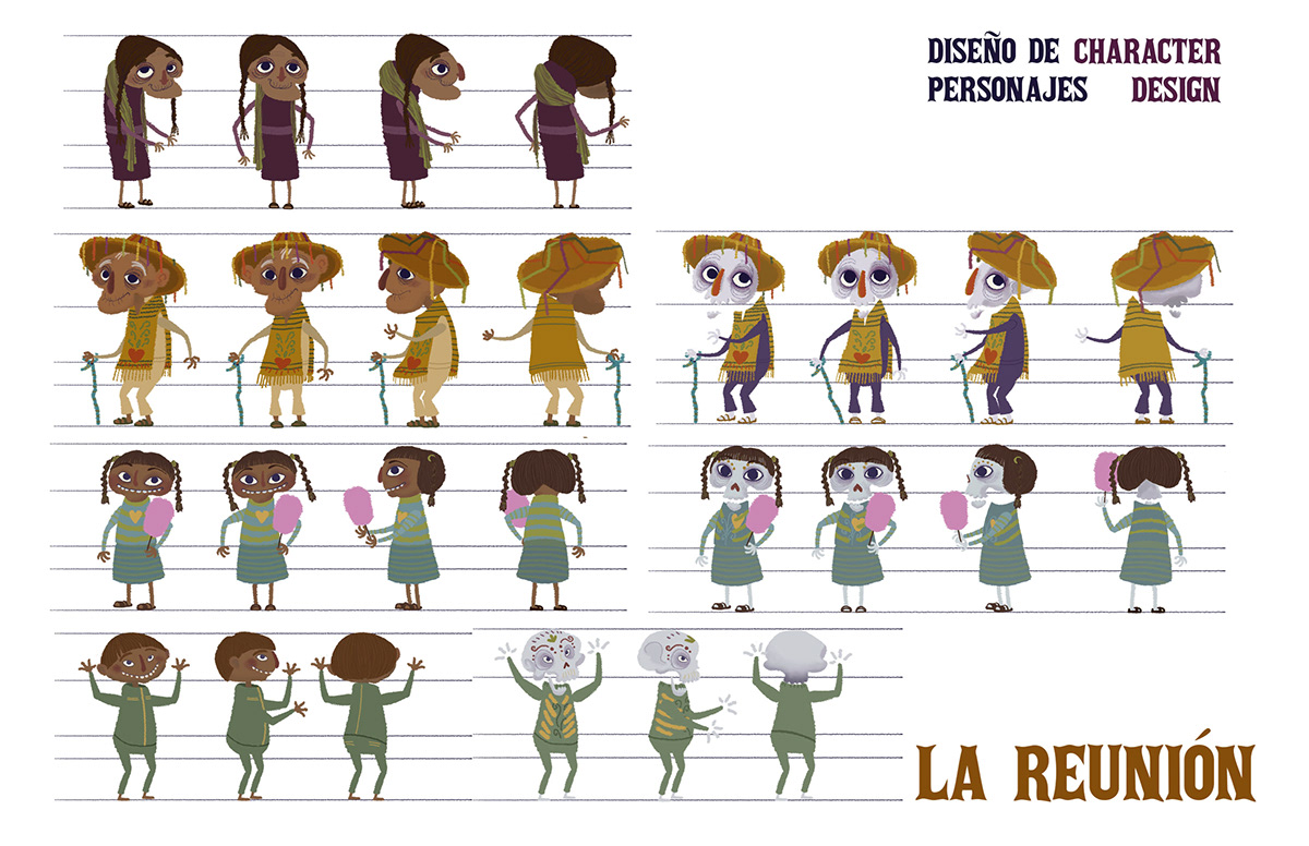 art short animation animacion corto animado digital arte digital mexico Pueblo Mágico diademuertos DayoftheDead