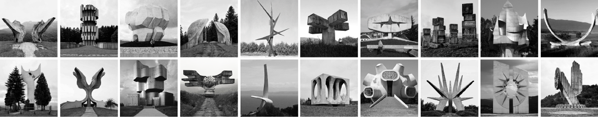 design book Bookdesign print monuments sculpture architecture Brutalism