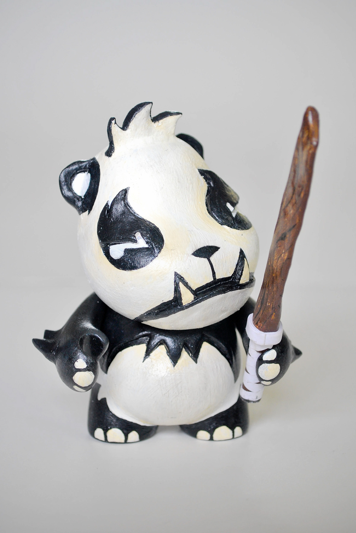 Panda  wooden samurai