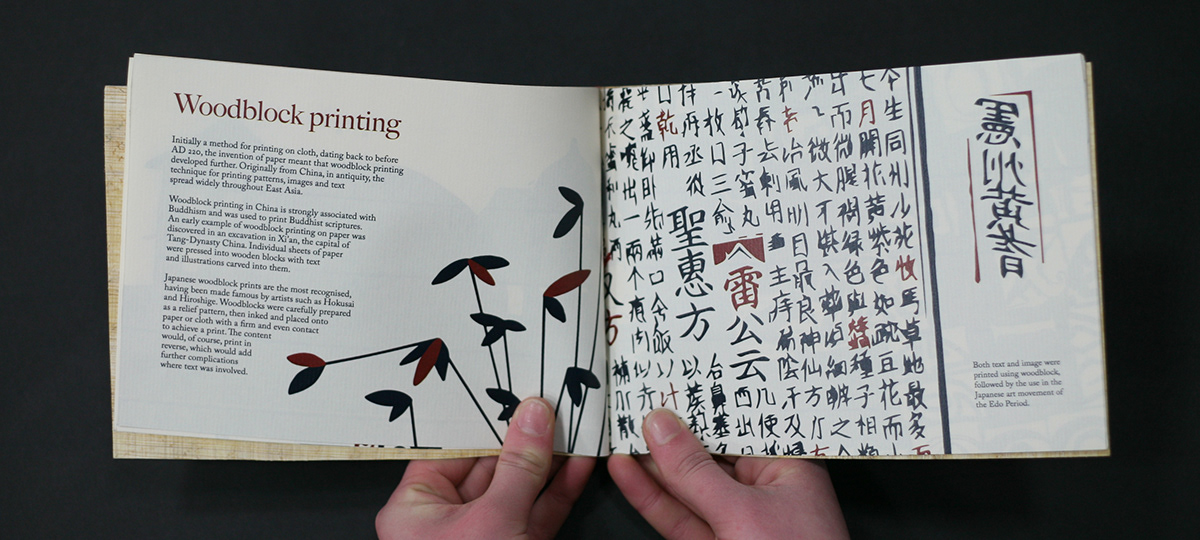 Woodblock Printing Textiles gutenburg japanese bind type paper papyrus screen printing