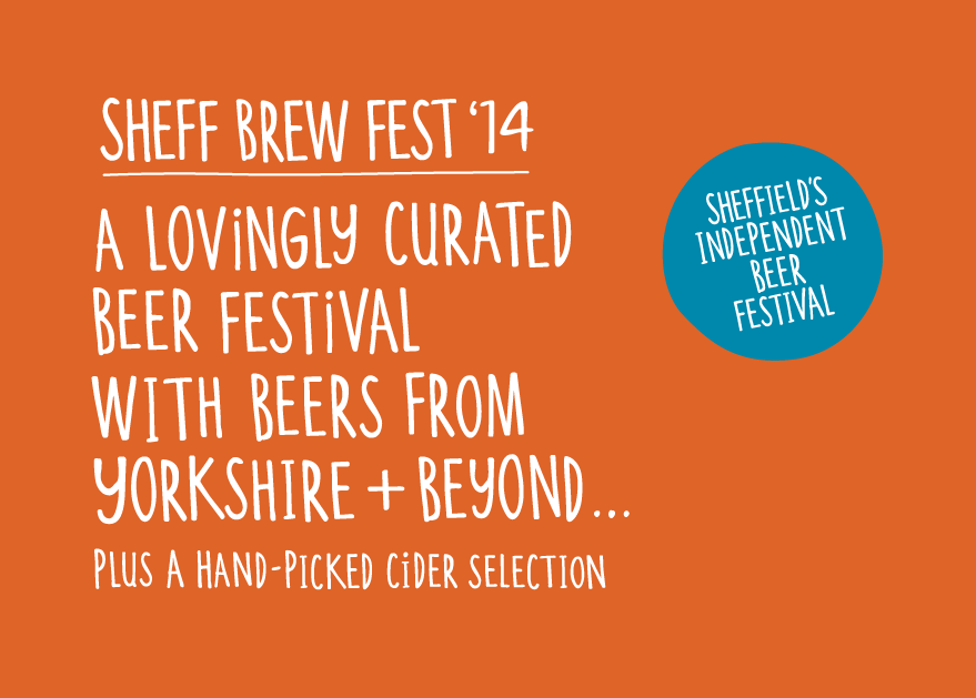 sheffield beer craft beer festival flyer logo hand drawn lettering tshirt