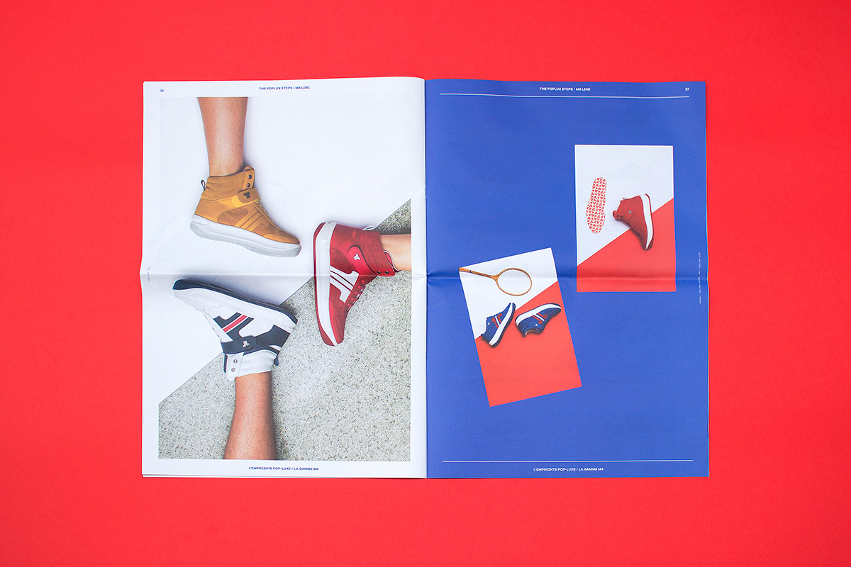 Tisza shoes tisza cipo Lookbook Website animations microsite pattern red blue stepin shoes newspaper brandbook newcollection