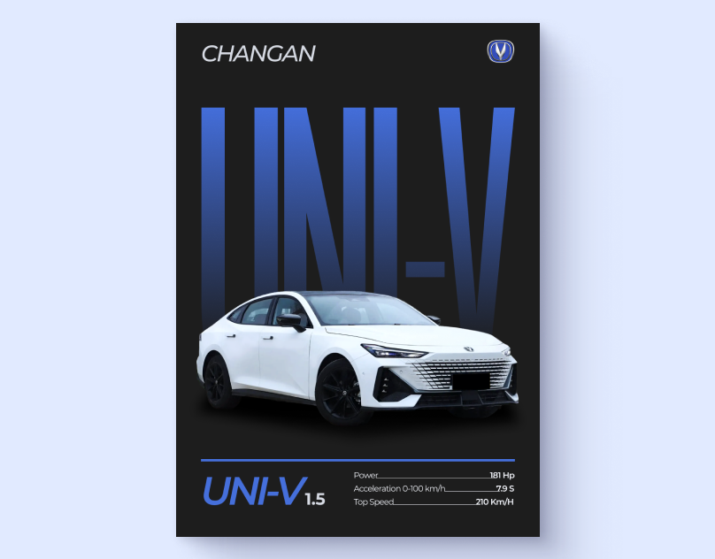car design Graphic Designer poster Social media post Brand Design designer graphic Changan  automotive  