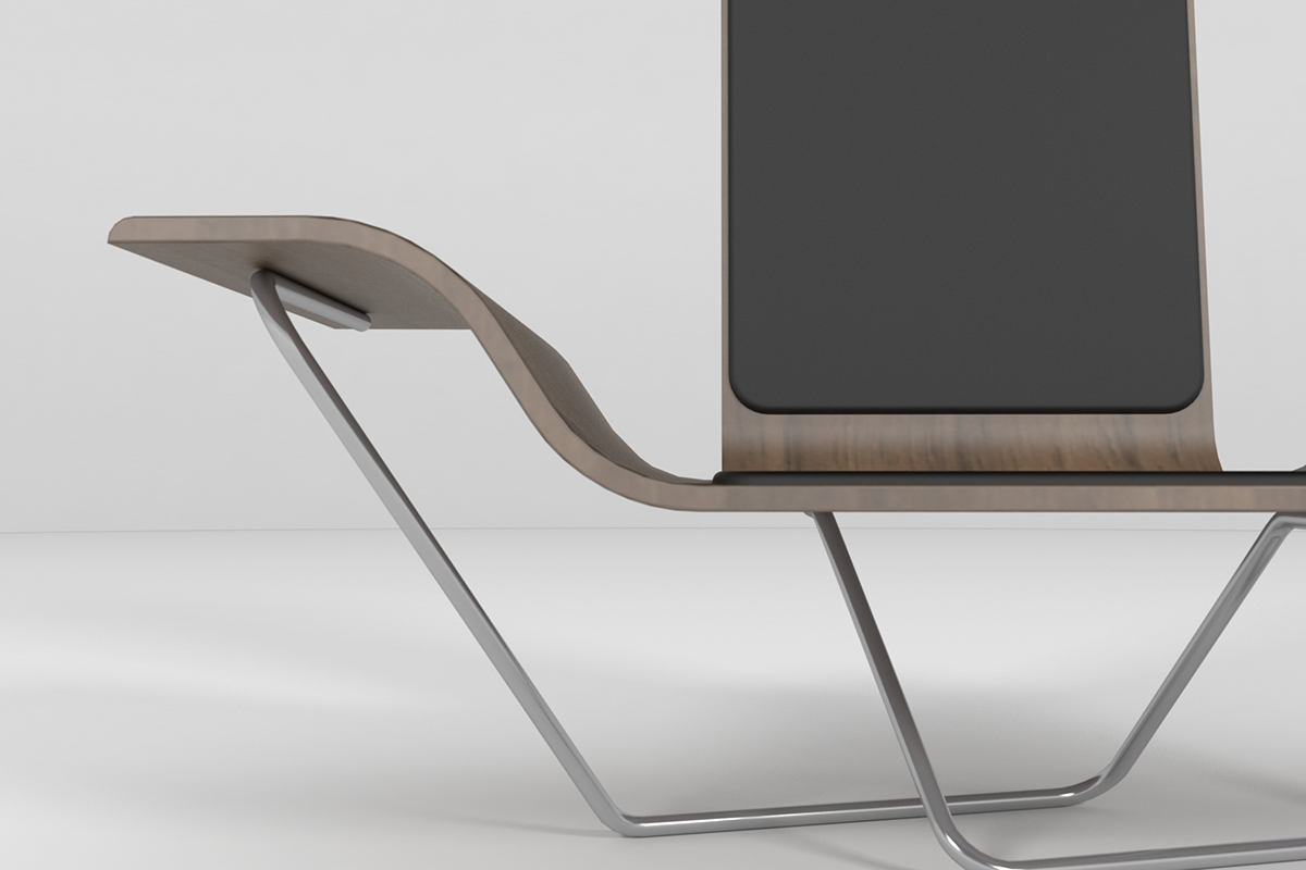 furniture chair mexico design zen  living room rest veneer industrial product wood