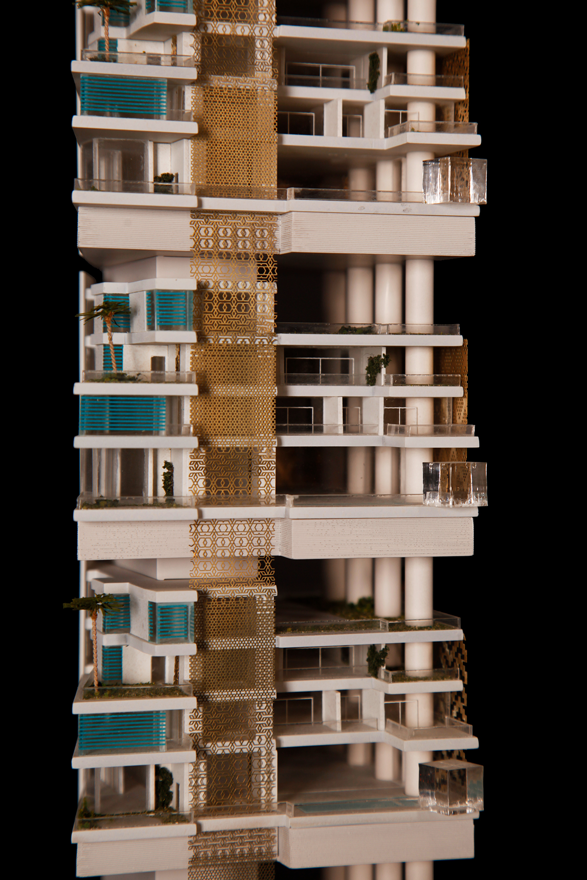 Saudi Arabia architectural model