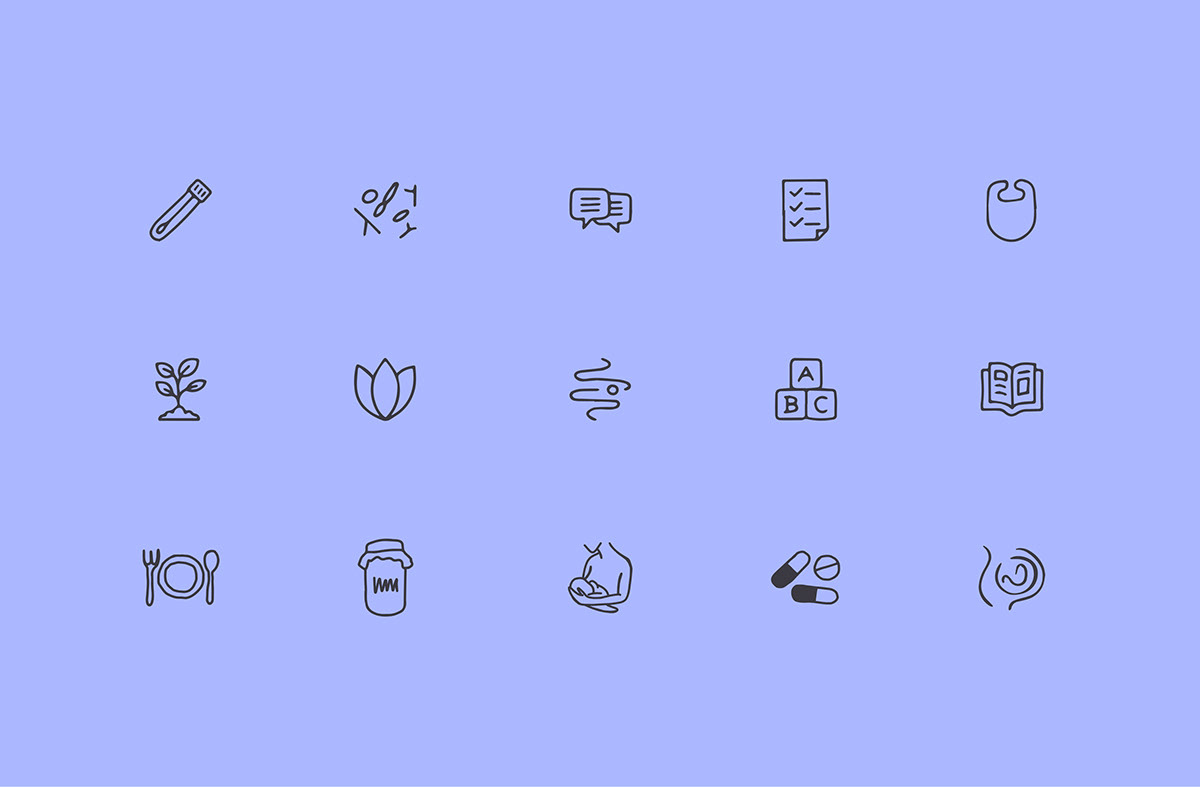 animation app baby branding ILLUSTRATION mom Packaging science UI/UX Website