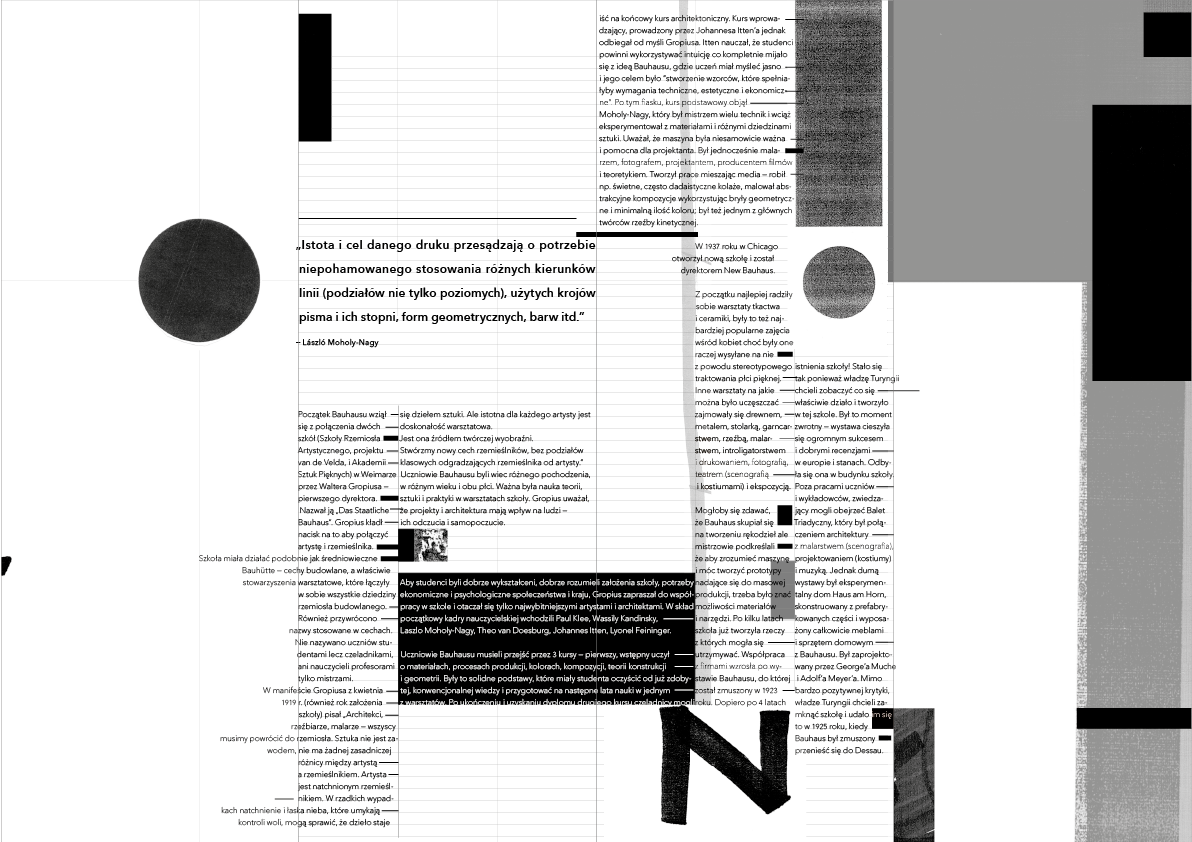Zin magazine editorial print ksero copy tape yellow poster geometric bauhaus logo dyploma geometria fanzine