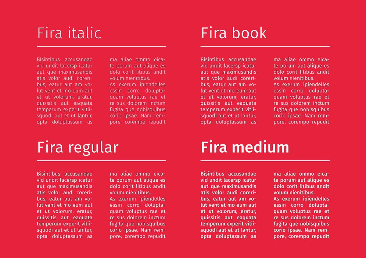 sans serif specimen font design typography   font addicted fira sans font presentation