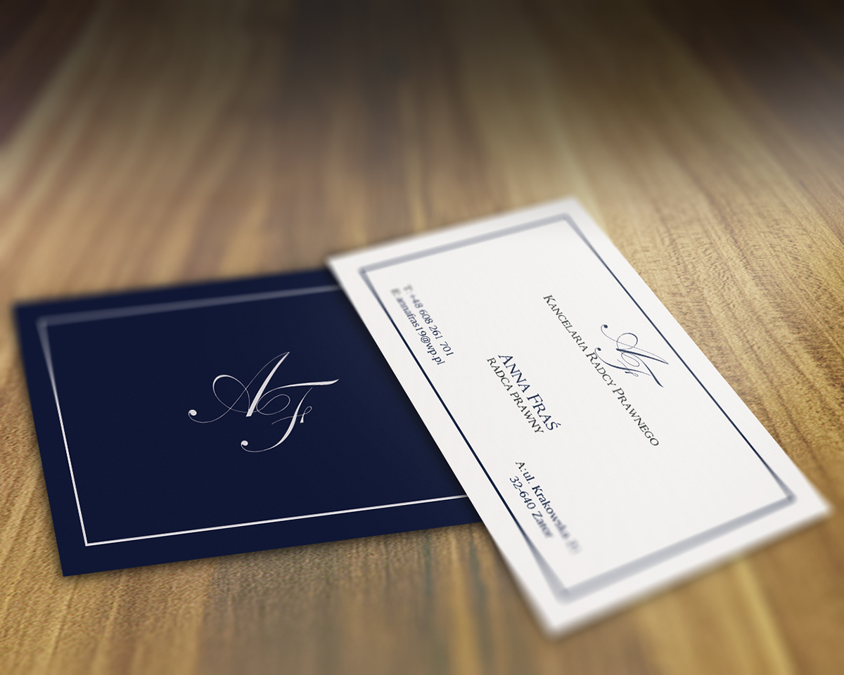solicitor solicitors law business card logo anna fras lawyer