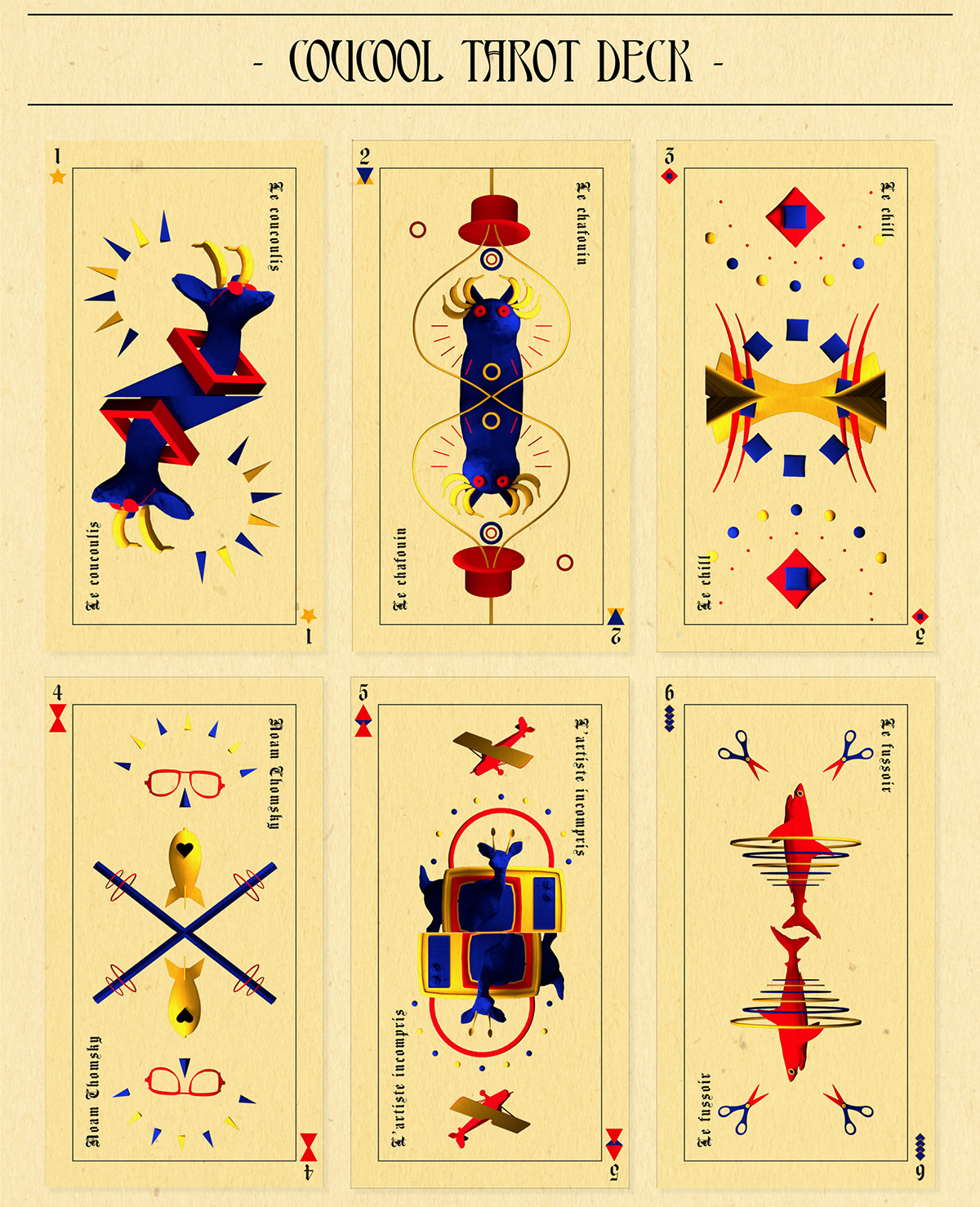 tarot print cards Custom coucool deck festival gift indie assets