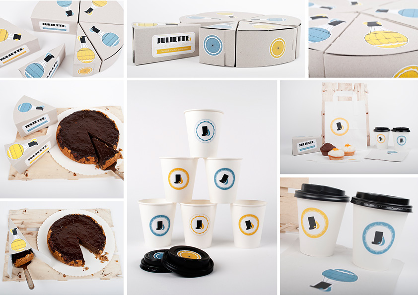 Food  cafe Label bakery to go Packaging Raumgestaltung branding  Grafikdesign