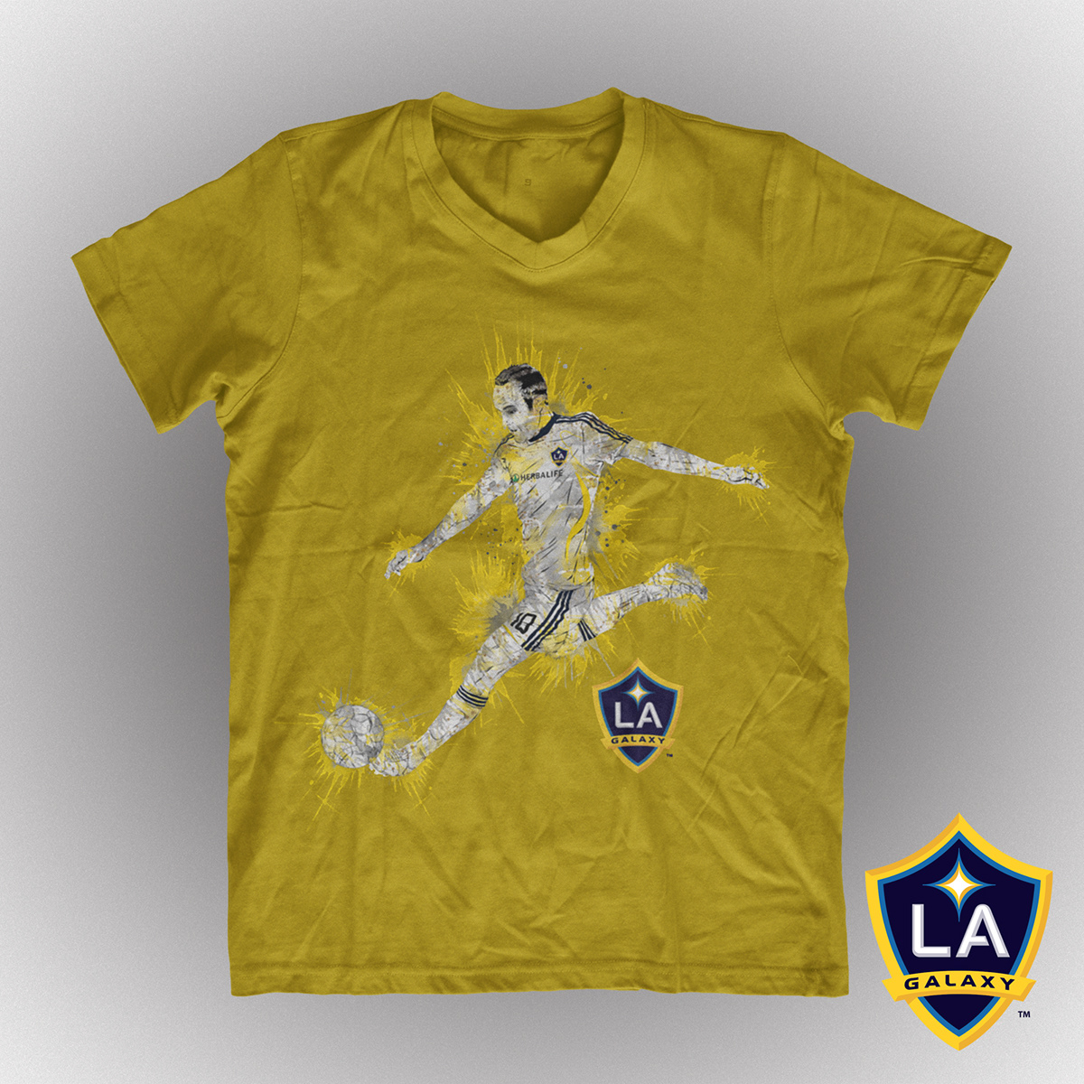 landon donovan league soccer la galaxy sports mls Major League asher alpay apparel t-shirt