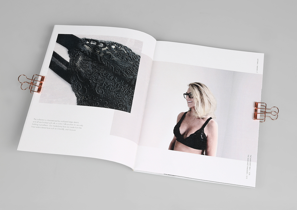 Adobe Portfolio lingerie bra bras London brand Embrace intimates fashion design styling  Style minimal mastectomy breast cancer Quality ss16