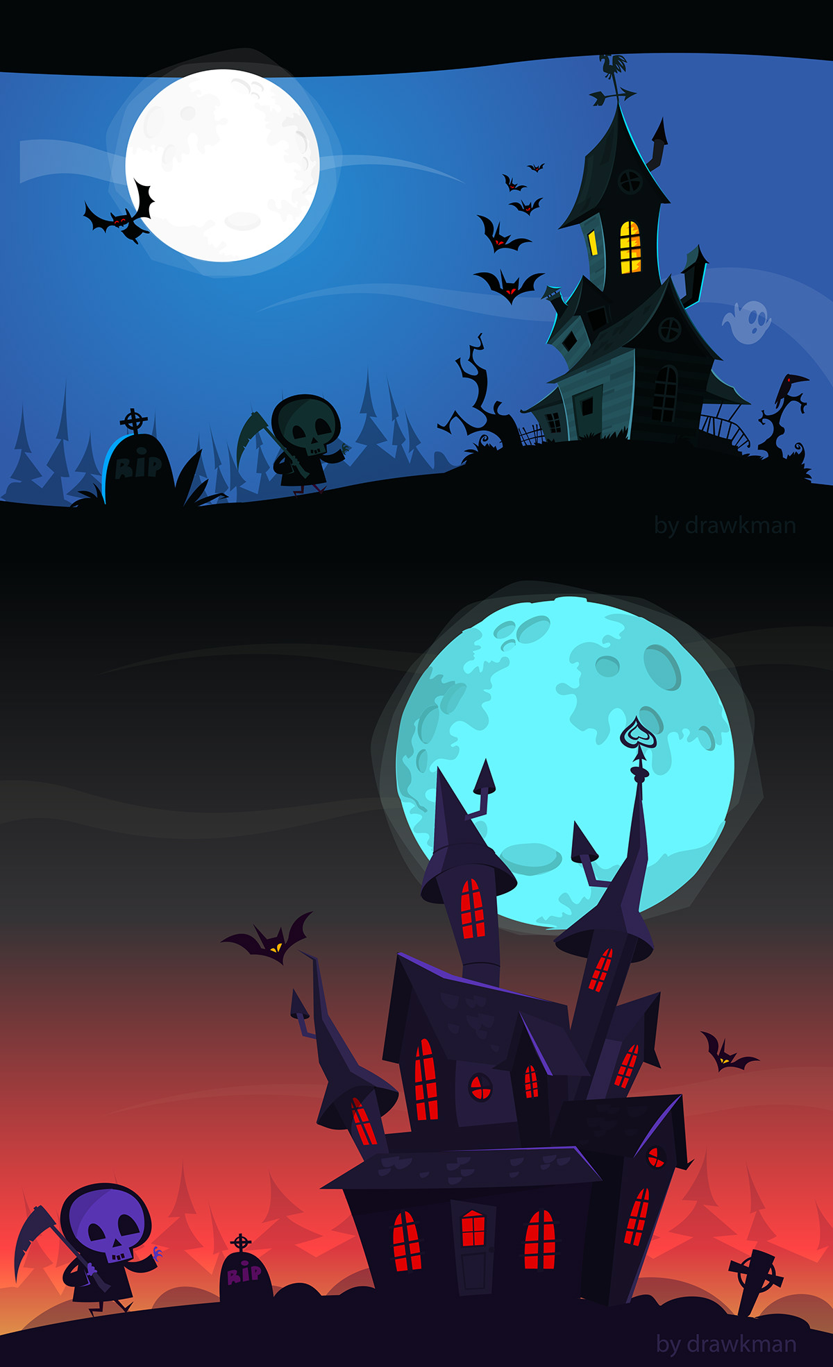 cartoon Character design  drawkman Halloween ILLUSTRATION  Logo Design monster vampire vector zombie