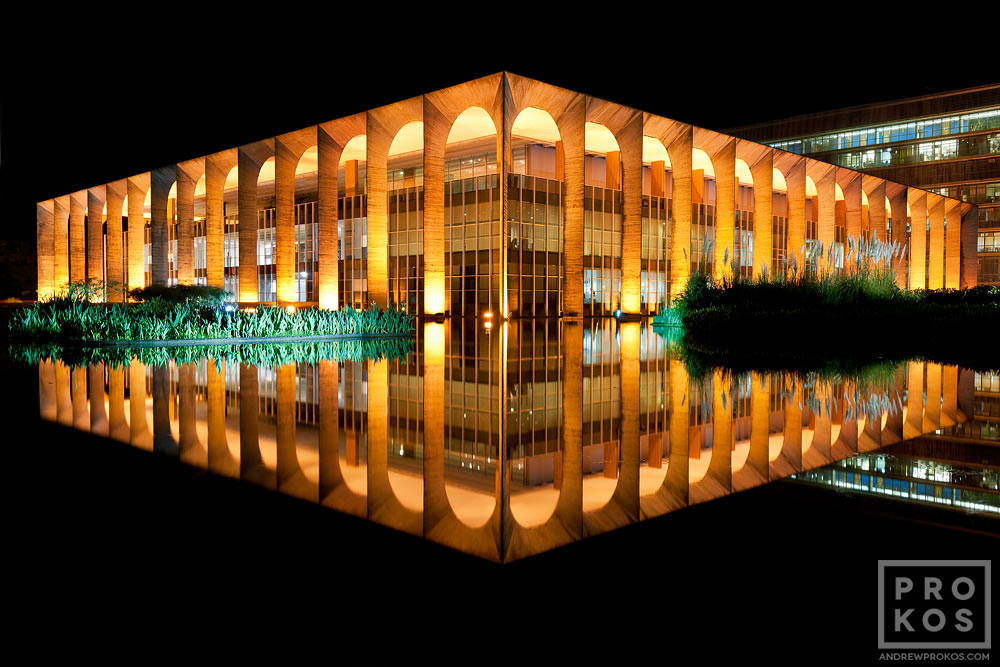 Oscar Niemeyer Andrew Prokos architecture brasilia Brazil editorial famous fine art night Photography 