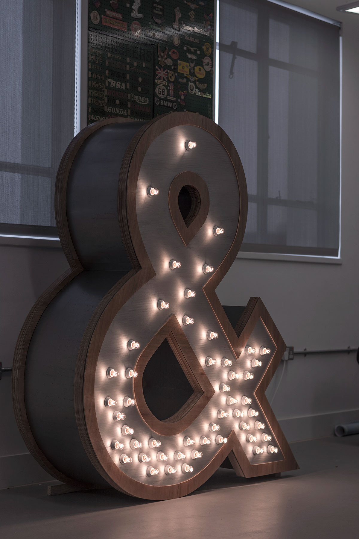 ampersand bachelor Southampton solent University Petter Bratland norway Futura Lightbulbs FMP final major project