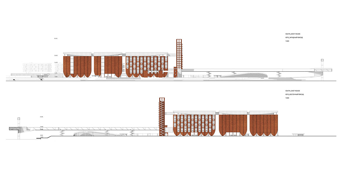 architecture reconstruction Russia heritage restoration Competition Biennale Kazan elevator