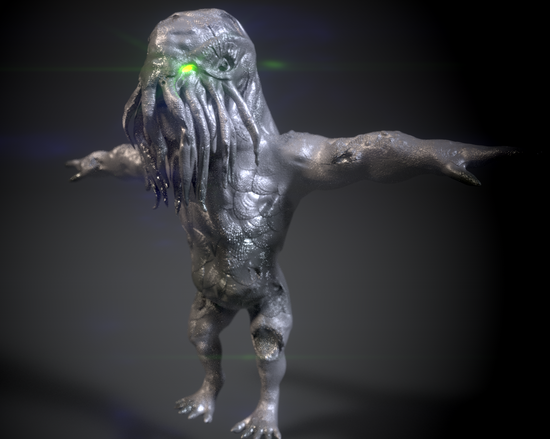 creature cthulu game Game Art horror lovecraft Sci Fi swamp