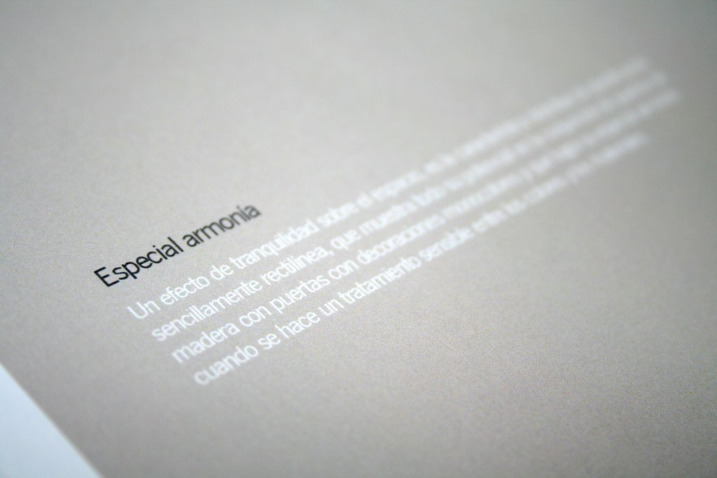 tamulewicz graphic design  Layout dtp print Kitchen Furniture minimal simple helvetica colour type Catalogue folder