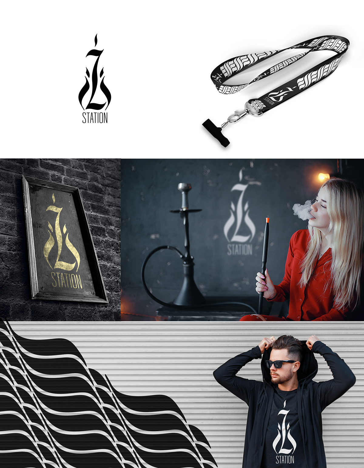 bar Brand Design branding  graphic design  hookag lounge hookah logo logodesign Logotype lounge