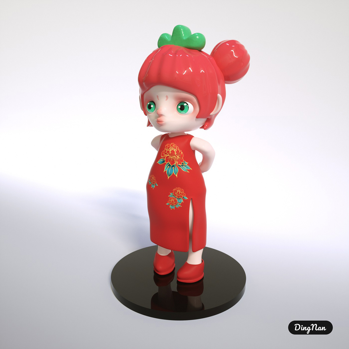 3D cartoon Character children cute design kids model product toy