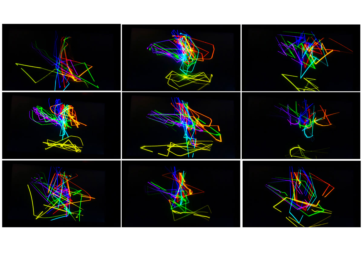 cymatics glow in dark noise sound Sound Design  sound mapping sound visualization textile design  thesis uv glow