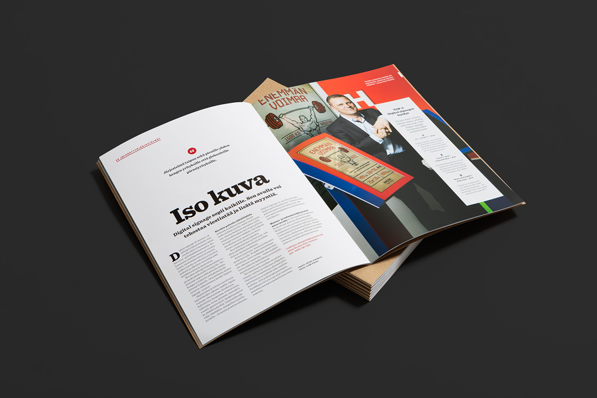 Adobe Portfolio Magazine design editorial print