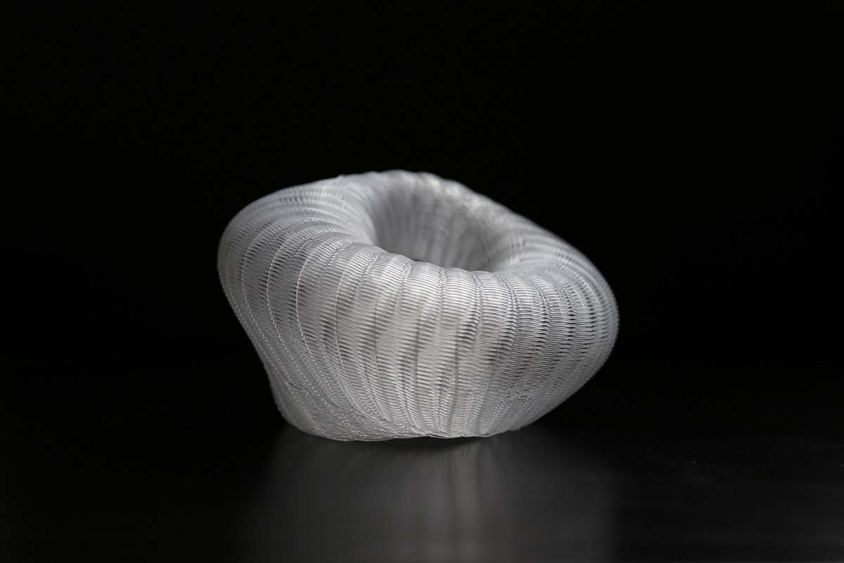 art 3d form Mono Filament Transparency basketry